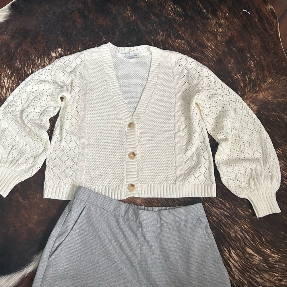 Calligraphie Knit Cardigan